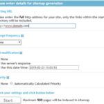 Steps to configure a sitemap file