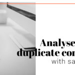 Analyse your duplicate content with Safecont