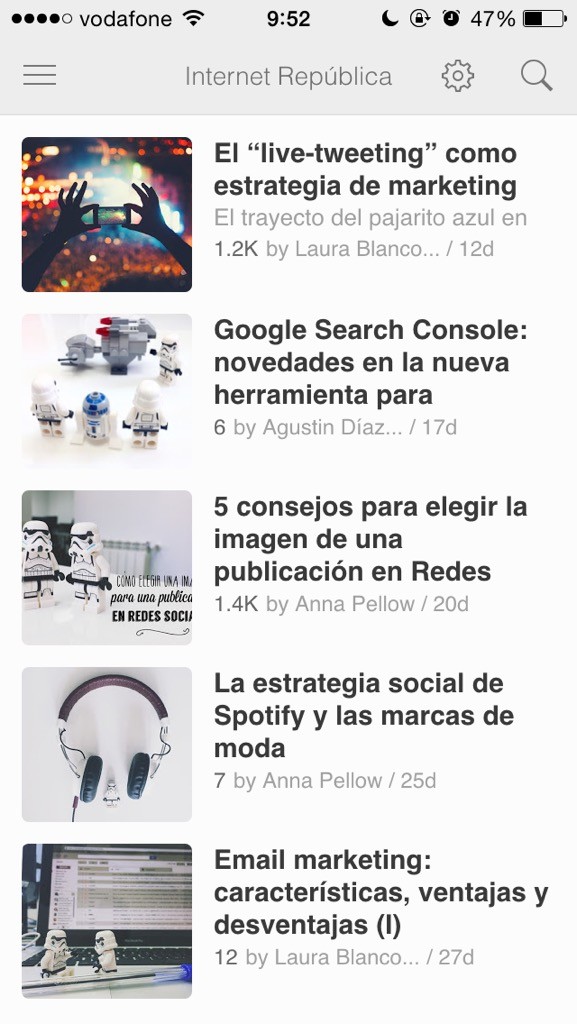 feedly app