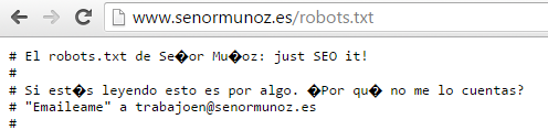 Robots.txt SeñorMuñoz