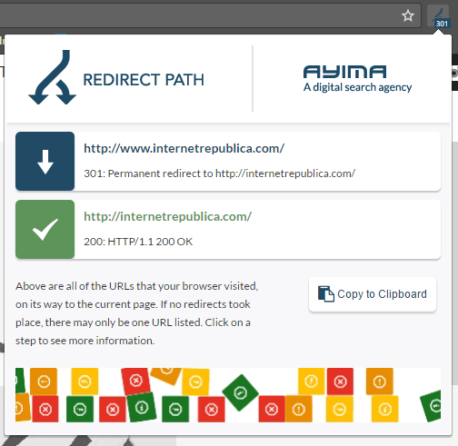 extension redirect path